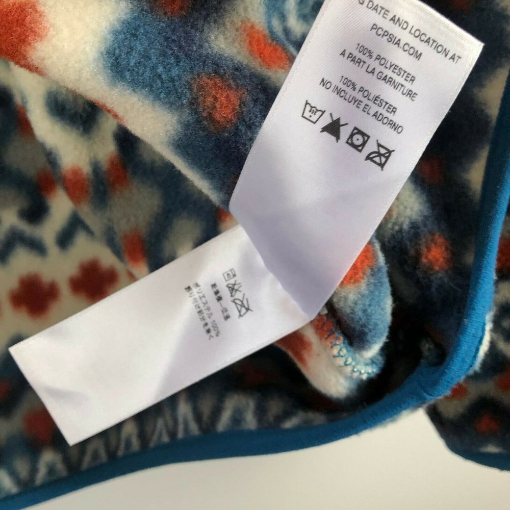 Patagonia Synchilla Snap T Fleece Pullover Cliff Underwater Blue Men's Size M - Picture 8 of 12